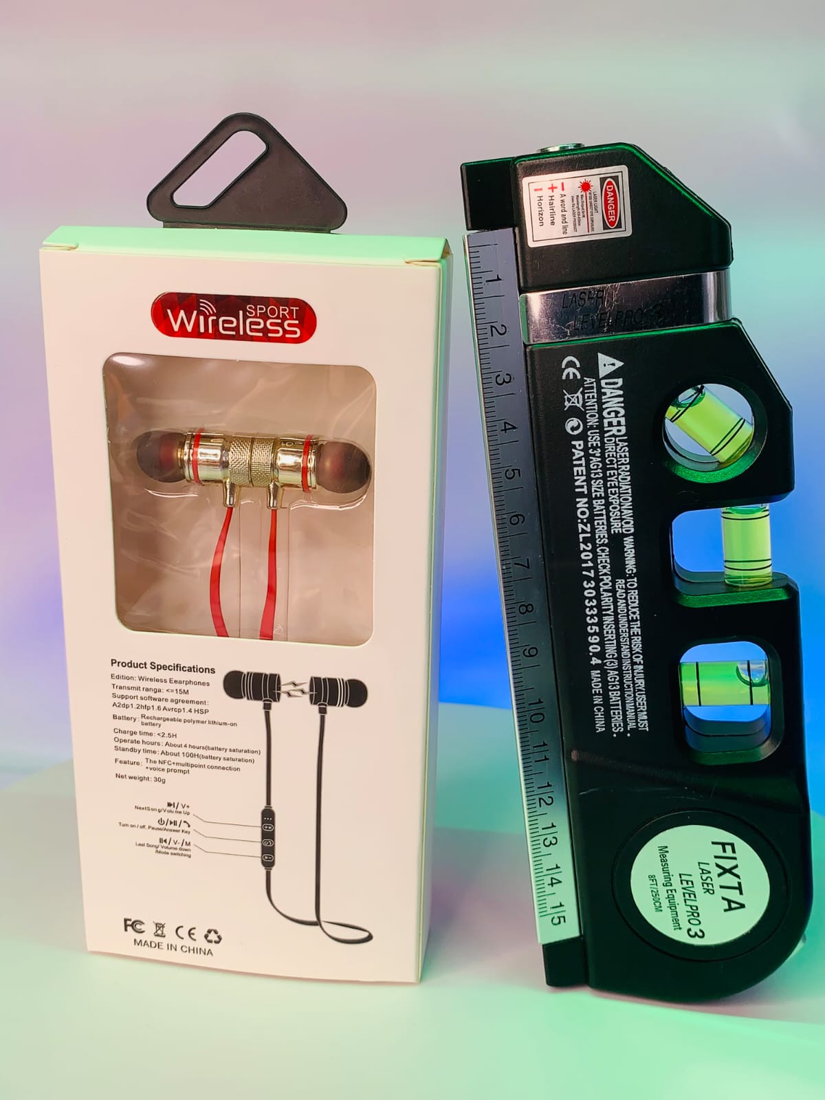 Nivel Laser Con Metro  Mas audifonos